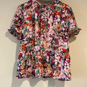 J. Crew flower top